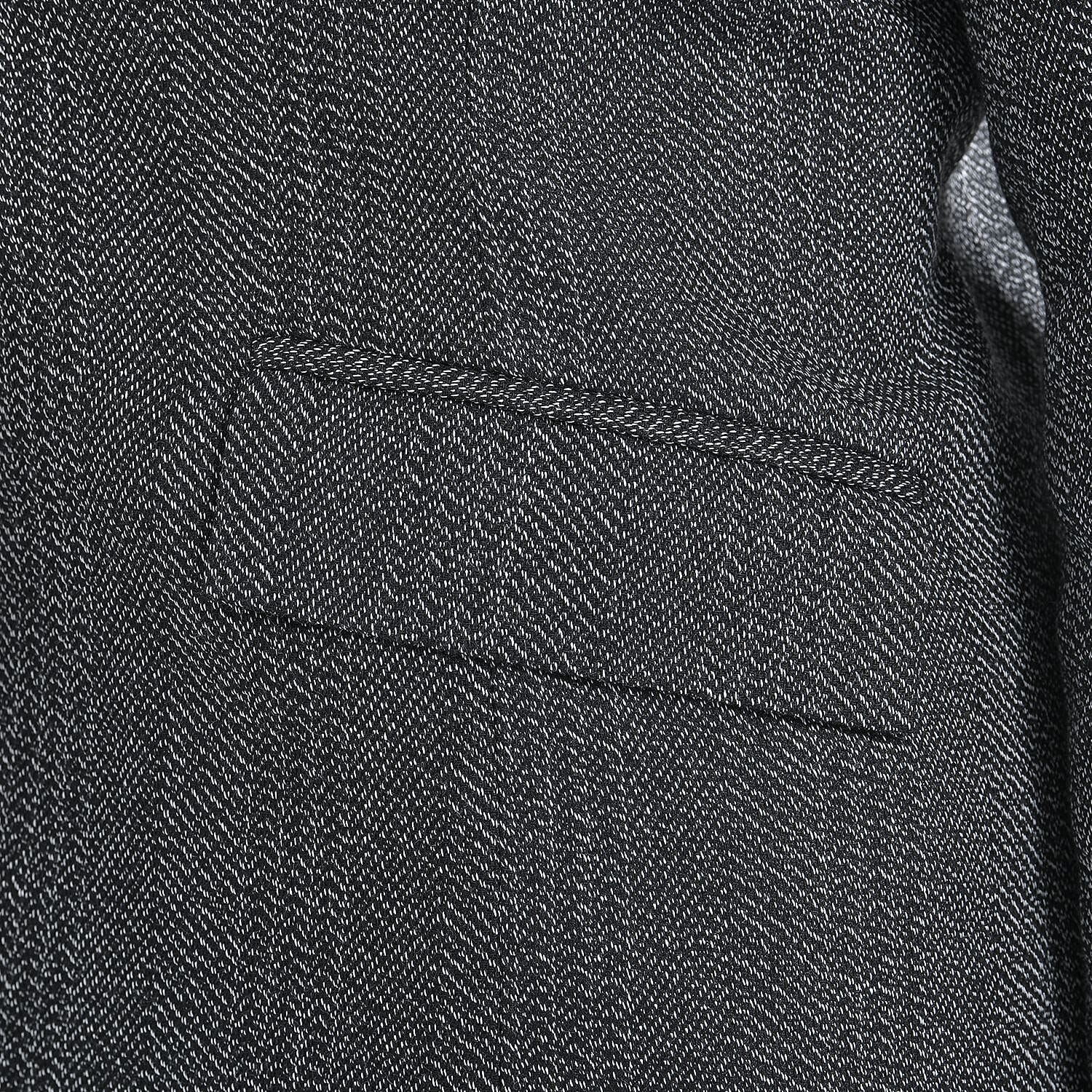 TAMSY Long Sleeves Blazer with Notched Lapel Collar (Size S,8-10) - Grey