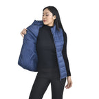 TAMSY Padded Gilet with 2 Side Zippered Pockets (Size S,8-10) - Navy