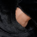 TAMSY Faux Fur Coat (Size L, 16-18)  - Black