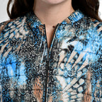 TAMSY Printed Padded Jacket (Size 18) - Blue