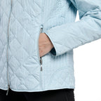 TAMSY Quilted Pattern Padded Jacket (Size 24) - Baby Blue