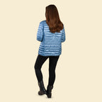 TAMSY Reversible Floral Print Padded Jacket (Size 16) - Blue - Multi