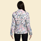 TAMSY Reversible Floral Print Padded Jacket (Size 18) - Blue - Multi
