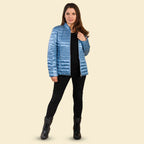 TAMSY Reversible Floral Print Padded Jacket (Size 22) - Blue - Multi