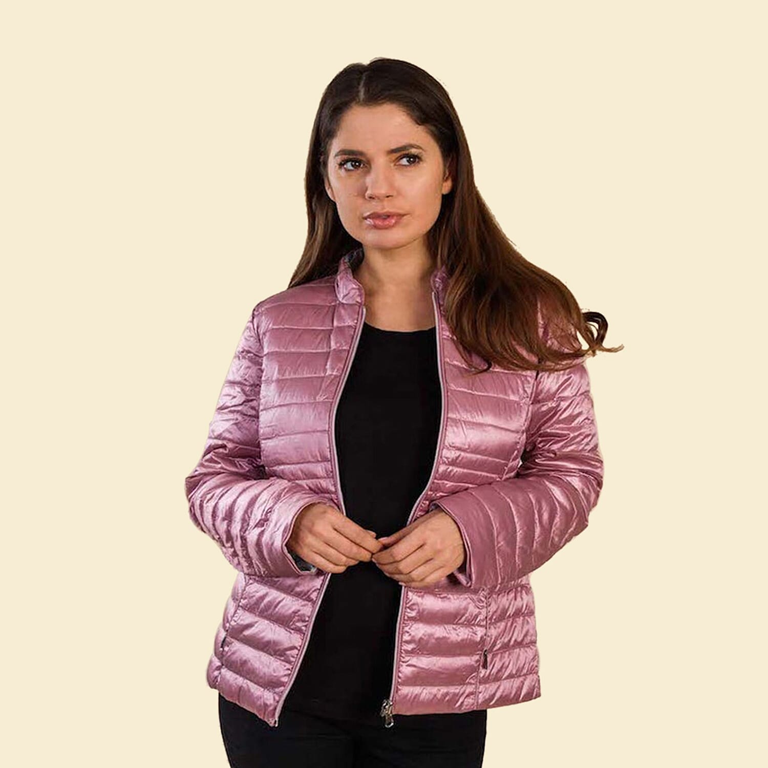 TAMSY Reversible Floral Print Padded Jacket (Size 18) - Pink - Multi