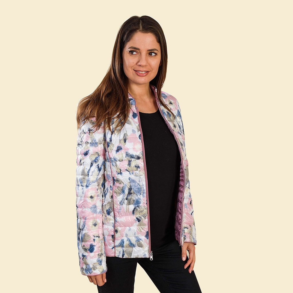 TAMSY Reversible Floral Print Padded Jacket (Size 20) - Pink - Multi