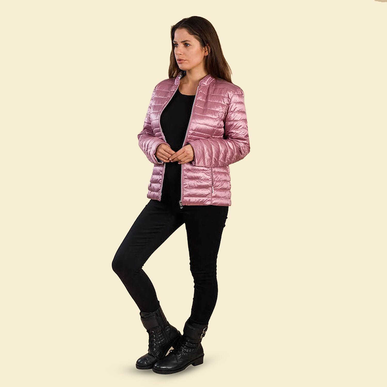 TAMSY Reversible Floral Print Padded Jacket (Size 22) - Pink - Multi