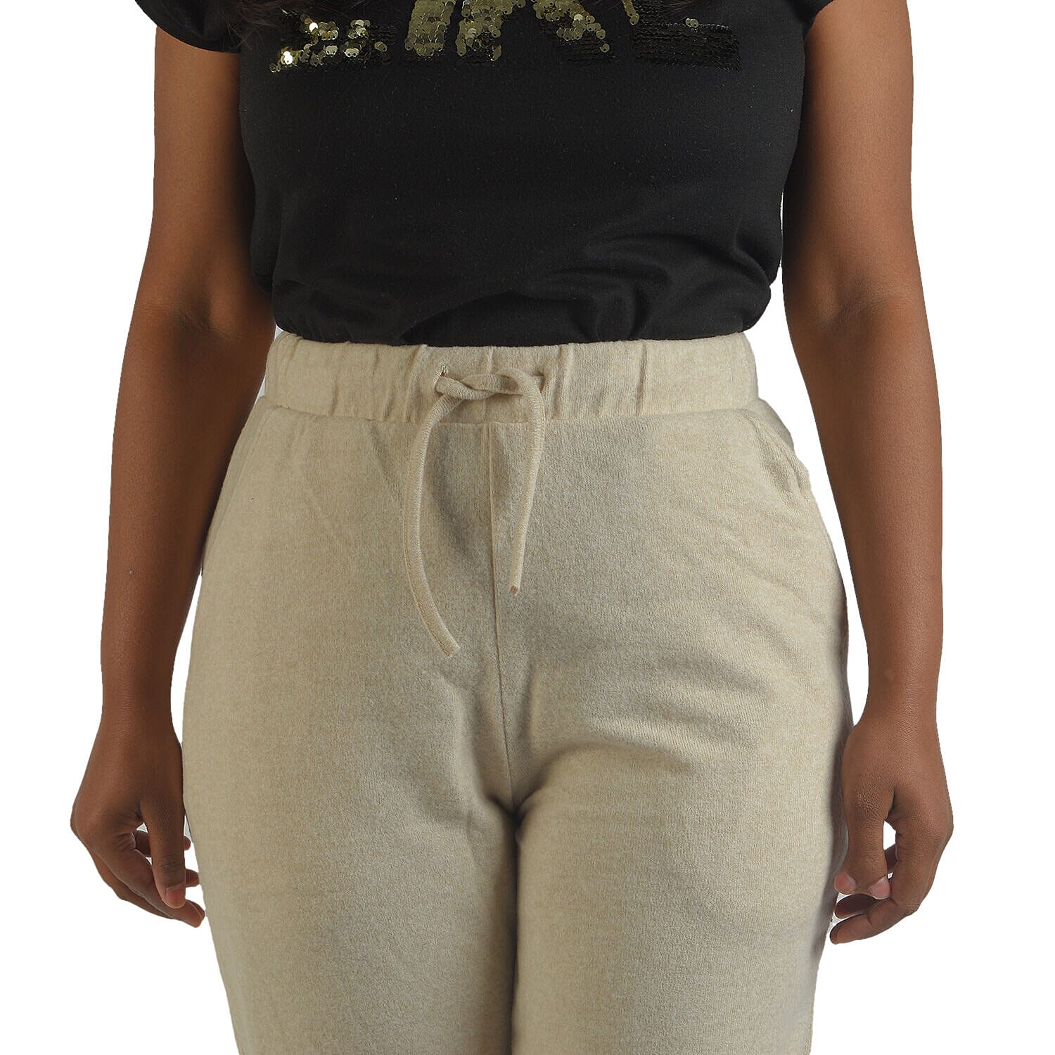 TAMSY Slim Jogger (Size L, 16-18) - Beige