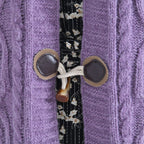 TAMSY Textured Cardigan (One Size Fit to 24) - Pink