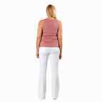 TAMSY Viscose Womens Sleeveless Tank Top (Size 24 to 26) - Blush Pink