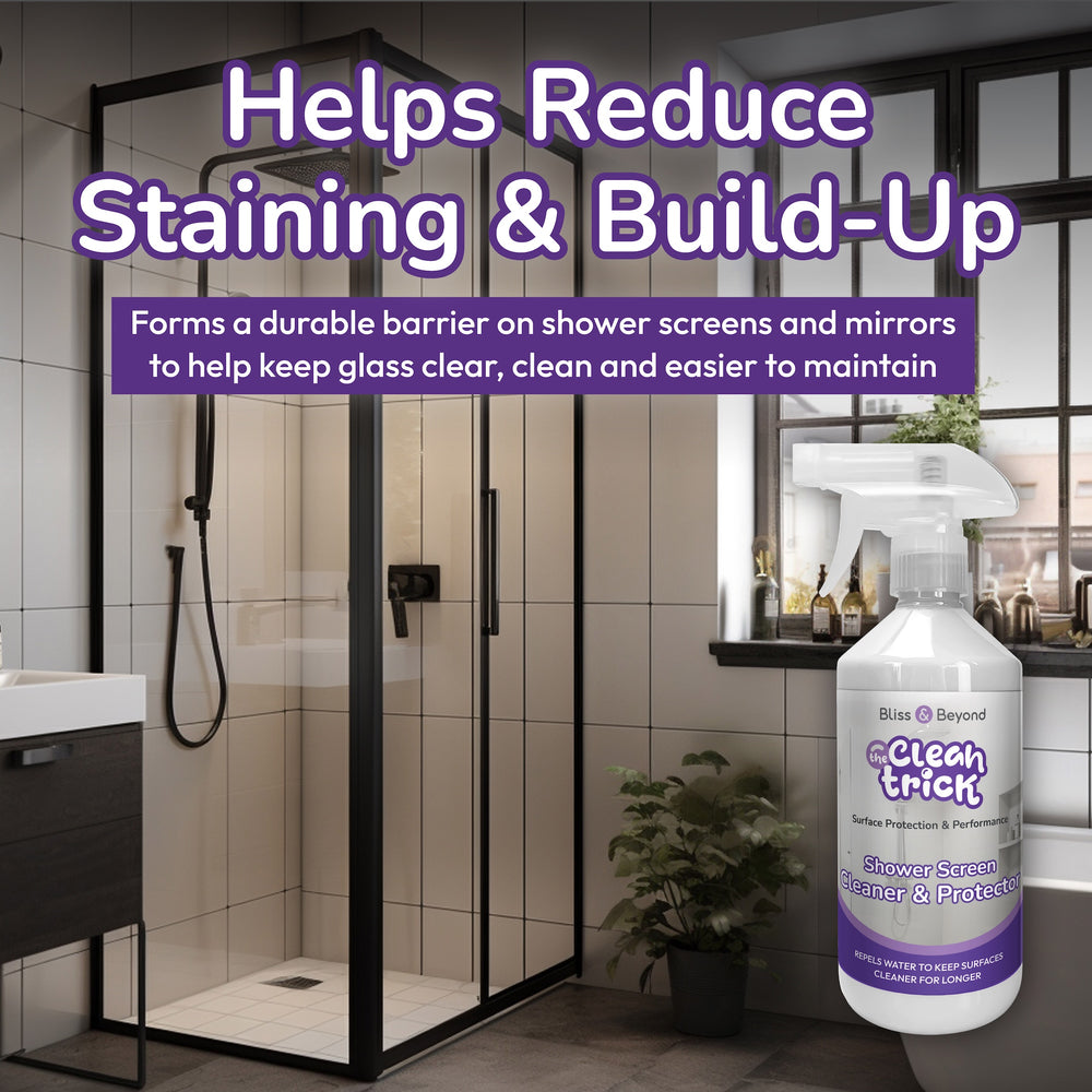 Bliss & Beyond The Clean Trick Shower Screen Cleaner & Protector – Twin Pack