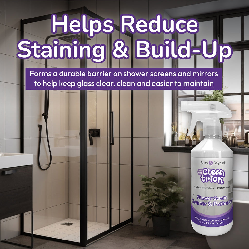 Bliss & Beyond The Clean Trick Shower Screen Cleaner & Protector – Twin Pack