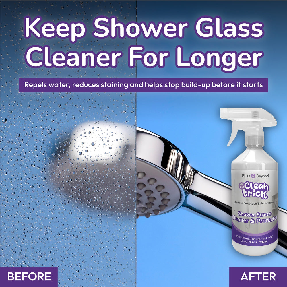 Bliss & Beyond The Clean Trick Shower Screen Cleaner & Protector – Twin Pack