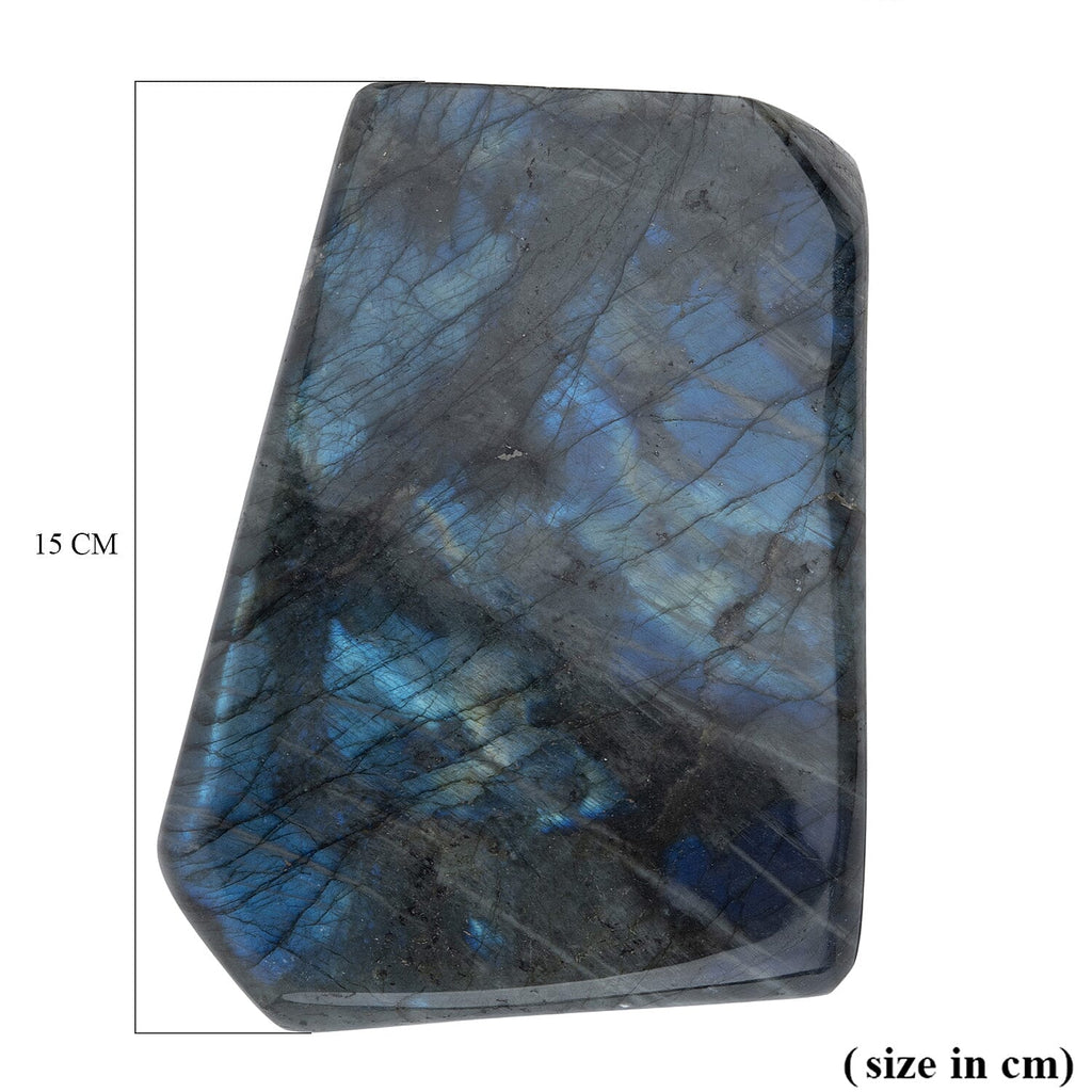 High Polish Exquisite Quality PREMIUM FIRE Labradorite LARGE Crystal - (Approax 0.8 - 1 KG)