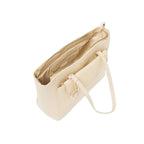THE DESIGNER LAUNCH - BEBE Signature Tote - Clutch Set with Heart Charm - Beige
