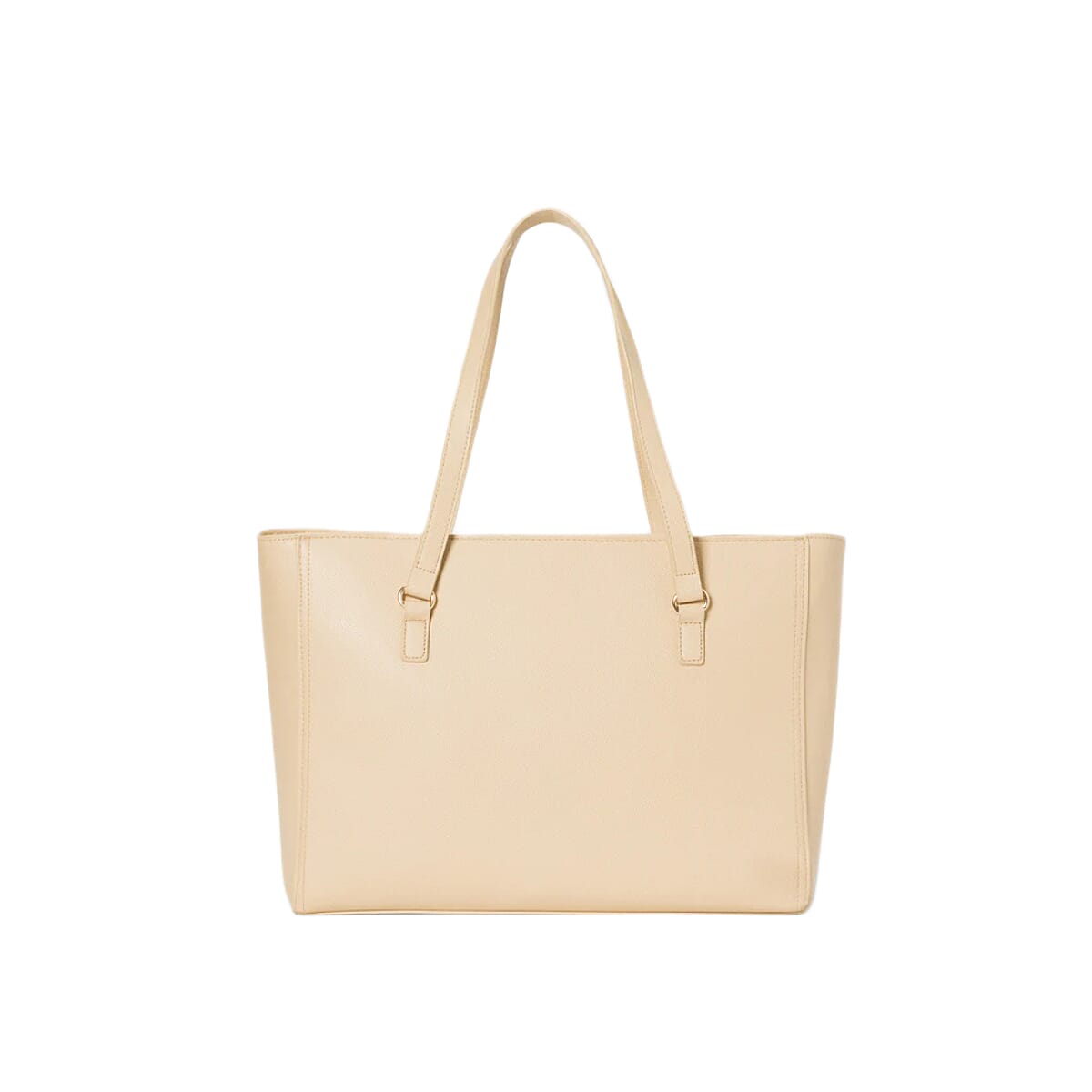 THE DESIGNER LAUNCH - BEBE Signature Tote - Clutch Set with Heart Charm - Beige