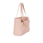 THE DESIGNER LAUNCH -- BEBE Signature Tote - Clutch Set with Heart Charm - Blush