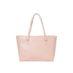 THE DESIGNER LAUNCH -- BEBE Signature Tote - Clutch Set with Heart Charm - Blush