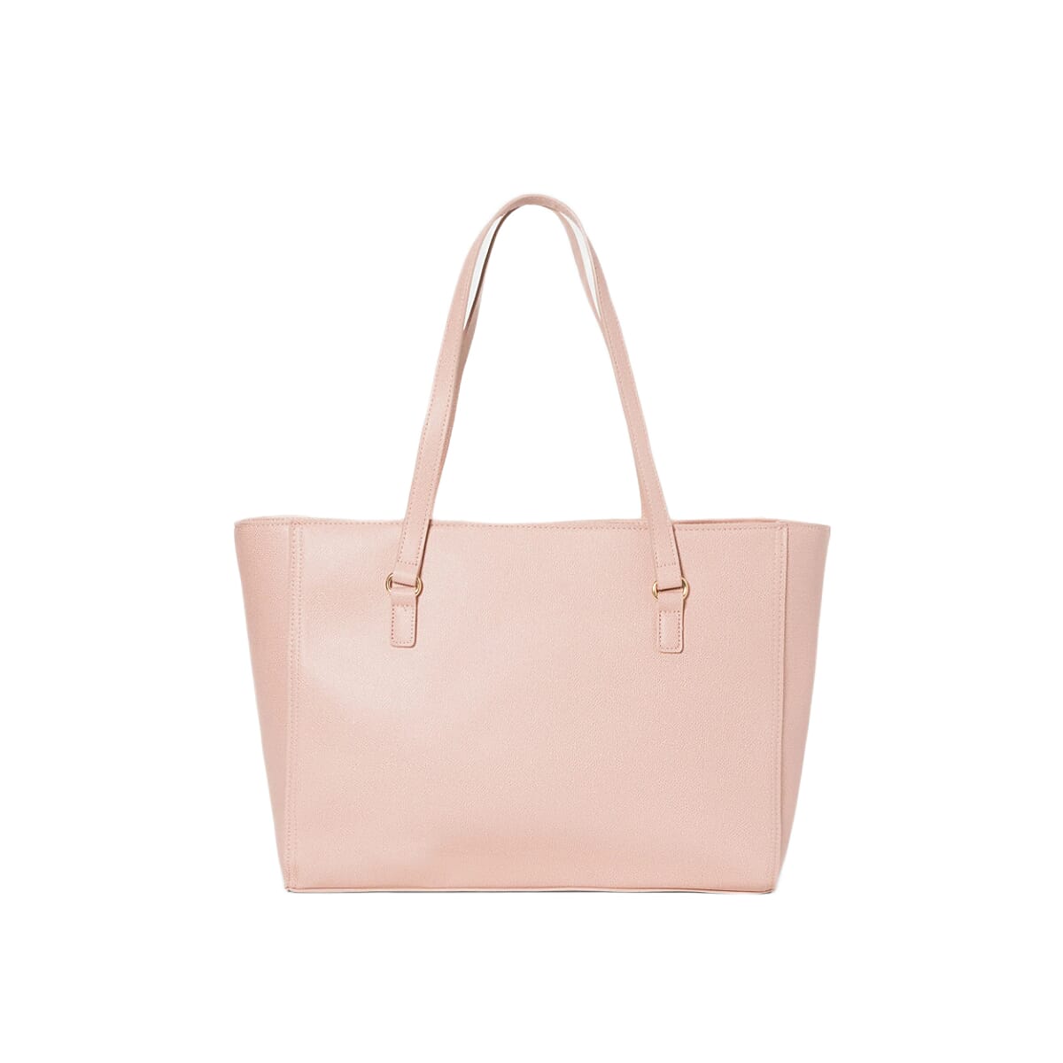 THE DESIGNER LAUNCH -- BEBE Signature Tote - Clutch Set with Heart Charm - Blush
