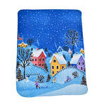 Christmas Super Soft Starry Night Pattern Blanket (Size 165X130 cm) - Starry Night