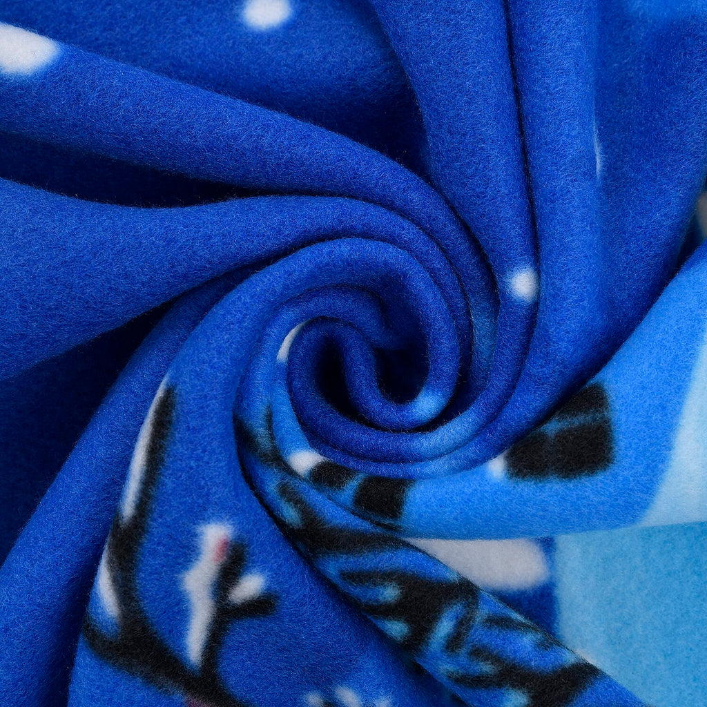 Christmas Super Soft Starry Night Pattern Blanket (Size 165X130 cm) - Starry Night