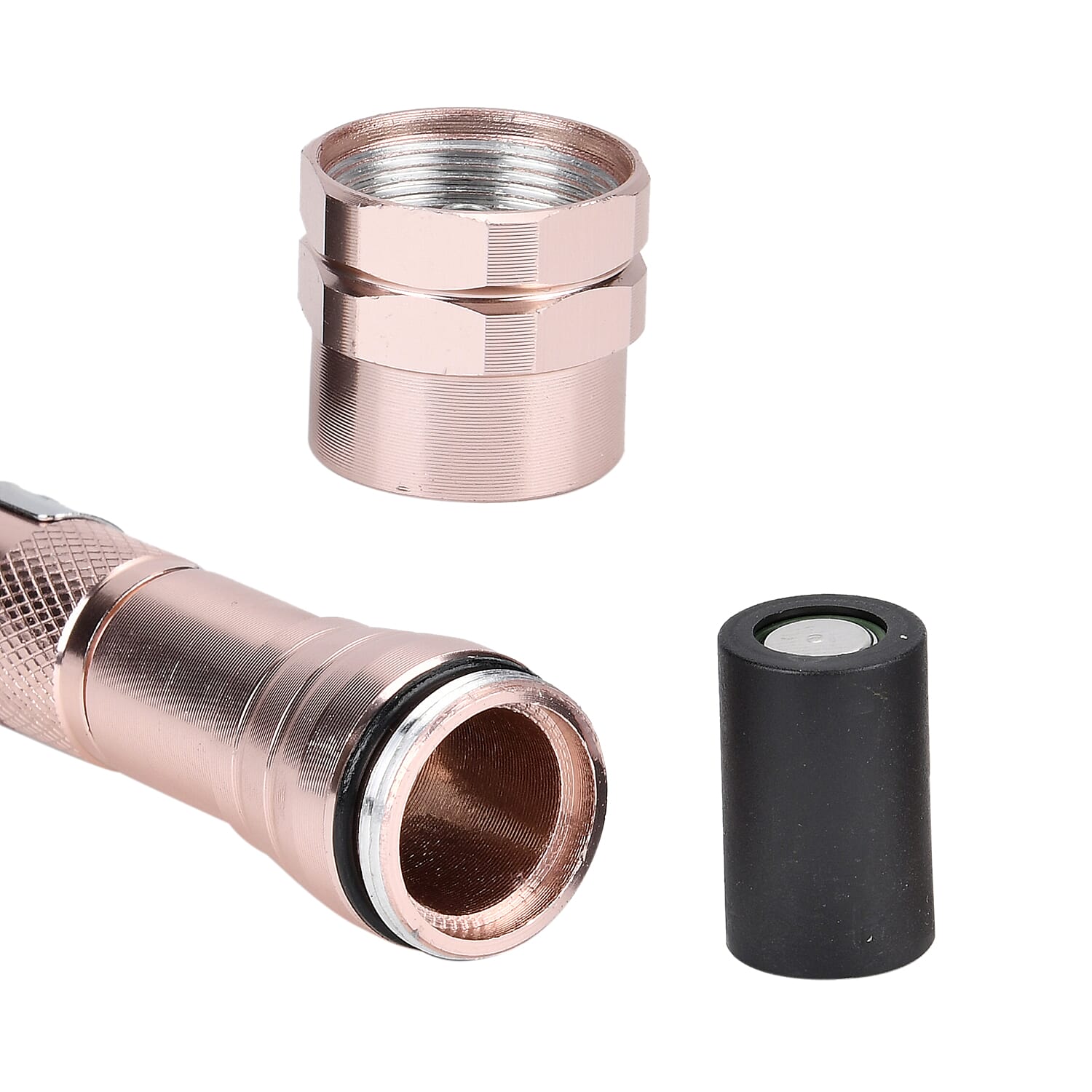 Set of 2 LED Flexible Magnetic Flashlight - Rose Gold
