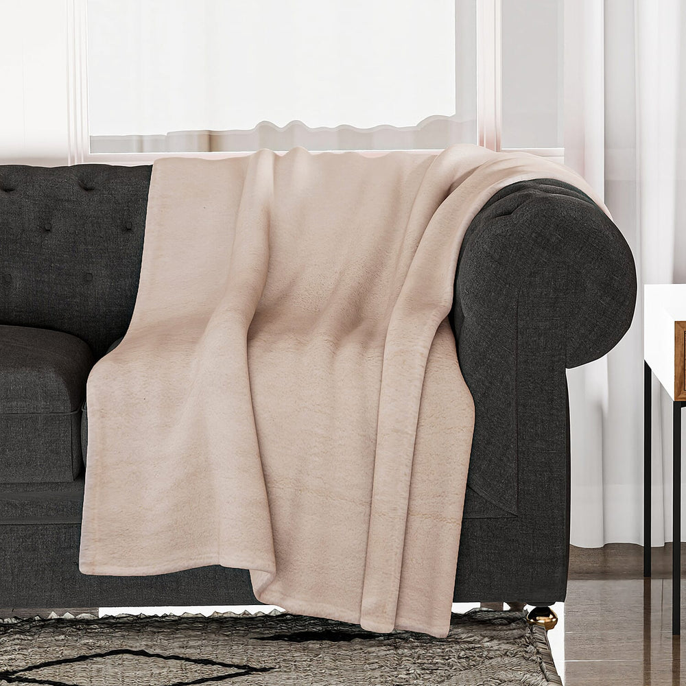 WINTER MEGA OFFER- Ultra Soft Blanket (Size 200x150 cm) - Ivory