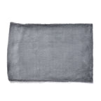 Luxury Edition - 3 Piece Set Teddy Fleece Duvet Cover & 2 Pillowcases - Grey Double
