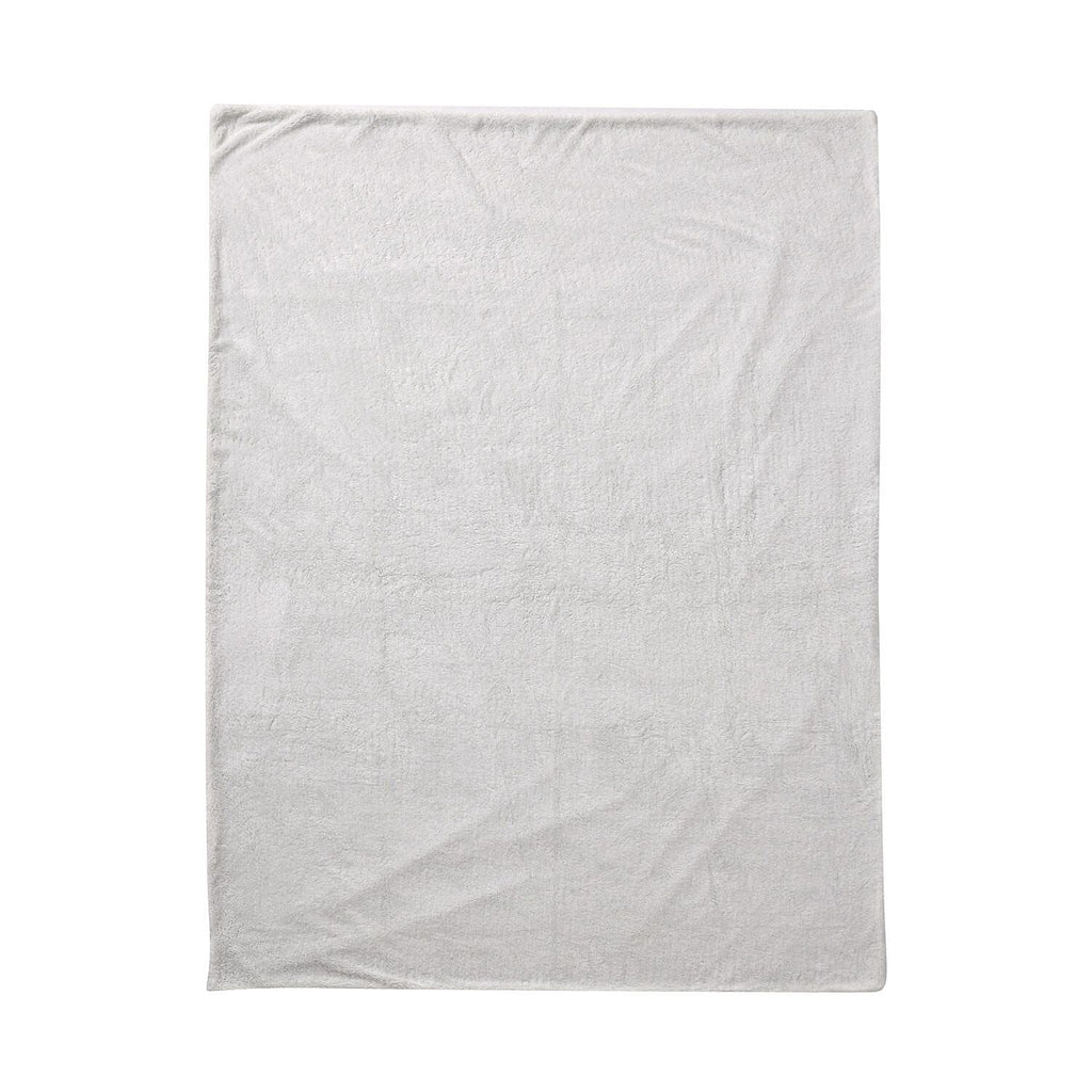 Teddy Fleece Double Layered Blanket (Double Size 200x150 cm) - Dark Grey