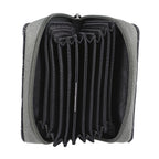RFID Protected Leather Wallet and Stole (Size 195x68 Cm) - Grey