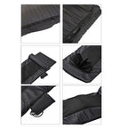 Air Compression Massage Mat with Stretch, Release, Relax Modes - Black (24W, DC12V  2A)
