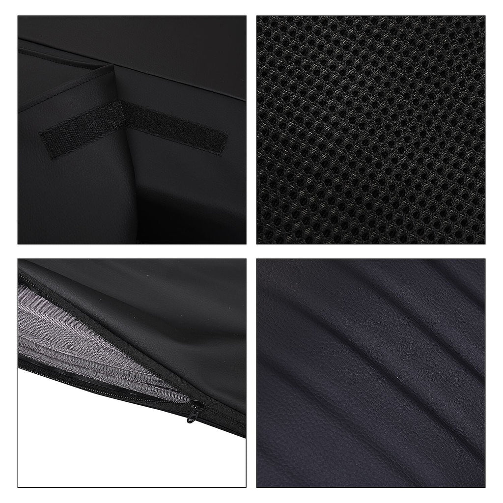 Air Compression Massage Mat with Stretch, Release, Relax Modes - Black (24W, DC12V  2A)