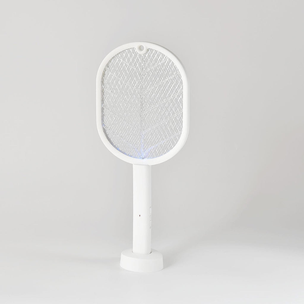 Electric Fly Swatter (Bug Zapper with Base USB Charging UV Light 400 MAH)
