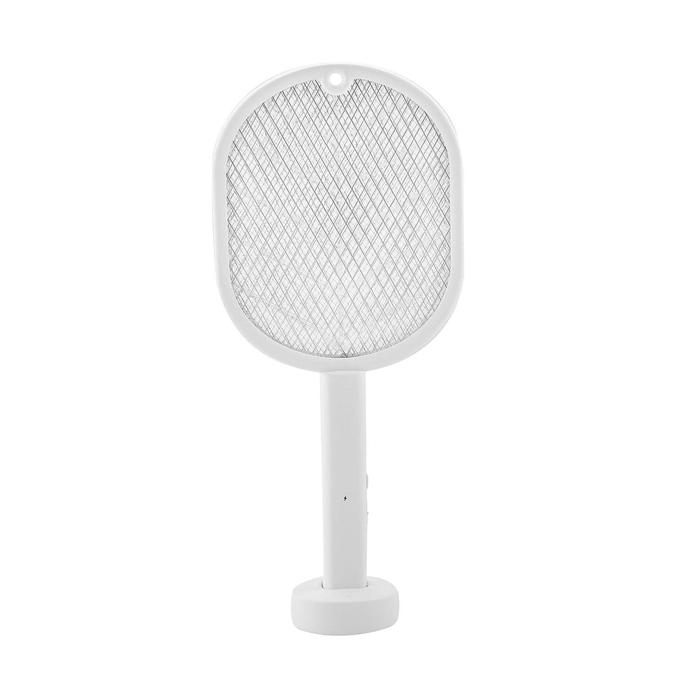 Electric Fly Swatter (Bug Zapper with Base USB Charging UV Light 400 MAH)