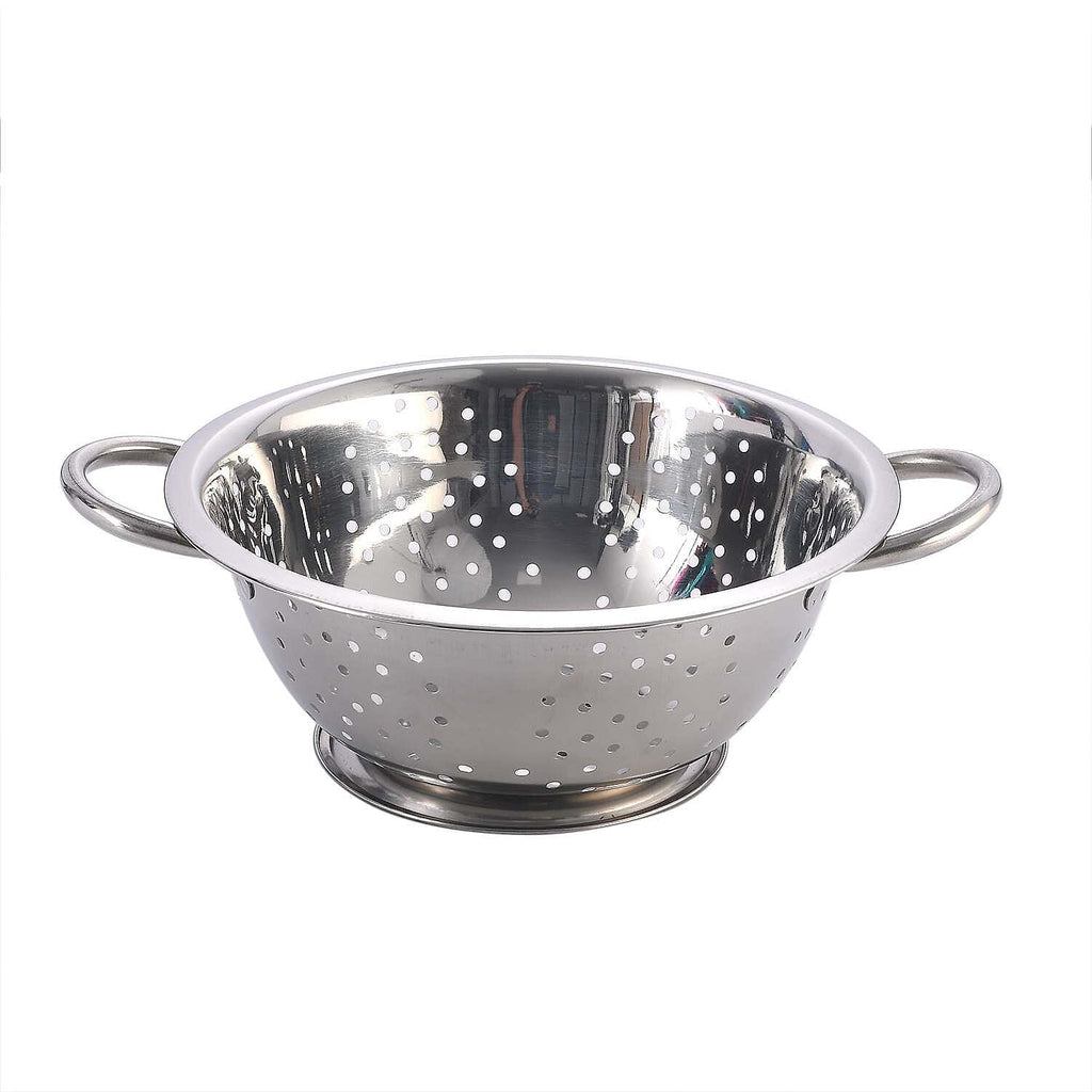 Value Buy - Set of 27 Stainless Steel Kitchen Utensils (Incl. Deep Colander Splash Bowl with 3 Graters Bowl with Lid, Measuring Cup & Spoon, Prep Bowl with Lid & Whisk)