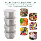 Value Buy - Set of 27 Stainless Steel Kitchen Utensils (Incl. Deep Colander Splash Bowl with 3 Graters Bowl with Lid, Measuring Cup & Spoon, Prep Bowl with Lid & Whisk)