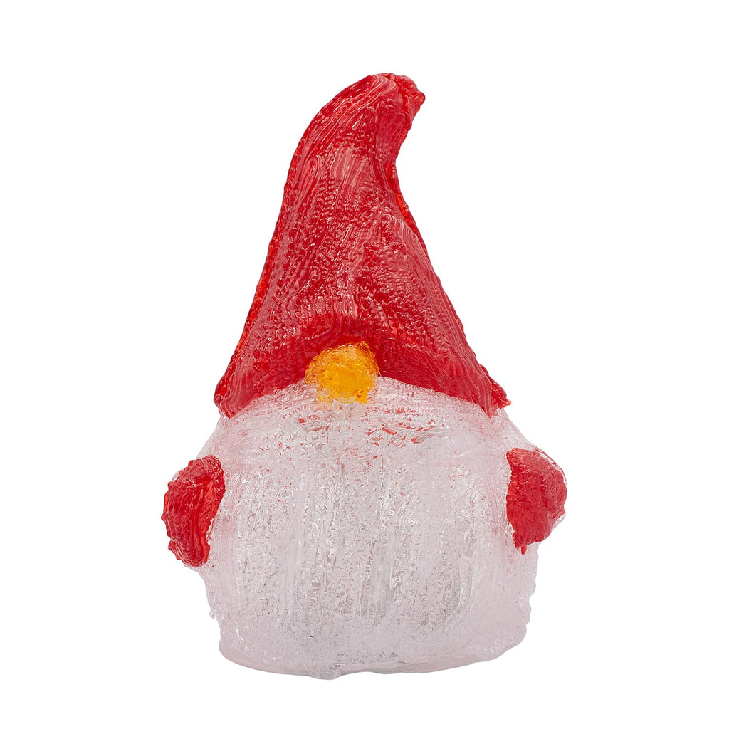Handmade Resin Light Up Gonk - Red & White