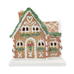 Gingerbread Christmas House Decor Ornament (Size 11x11x6 cm)