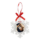 Set of 2 Hanging Photo Frame Decor (Size 11x9 cm) - Xmas Tree - Snowflake