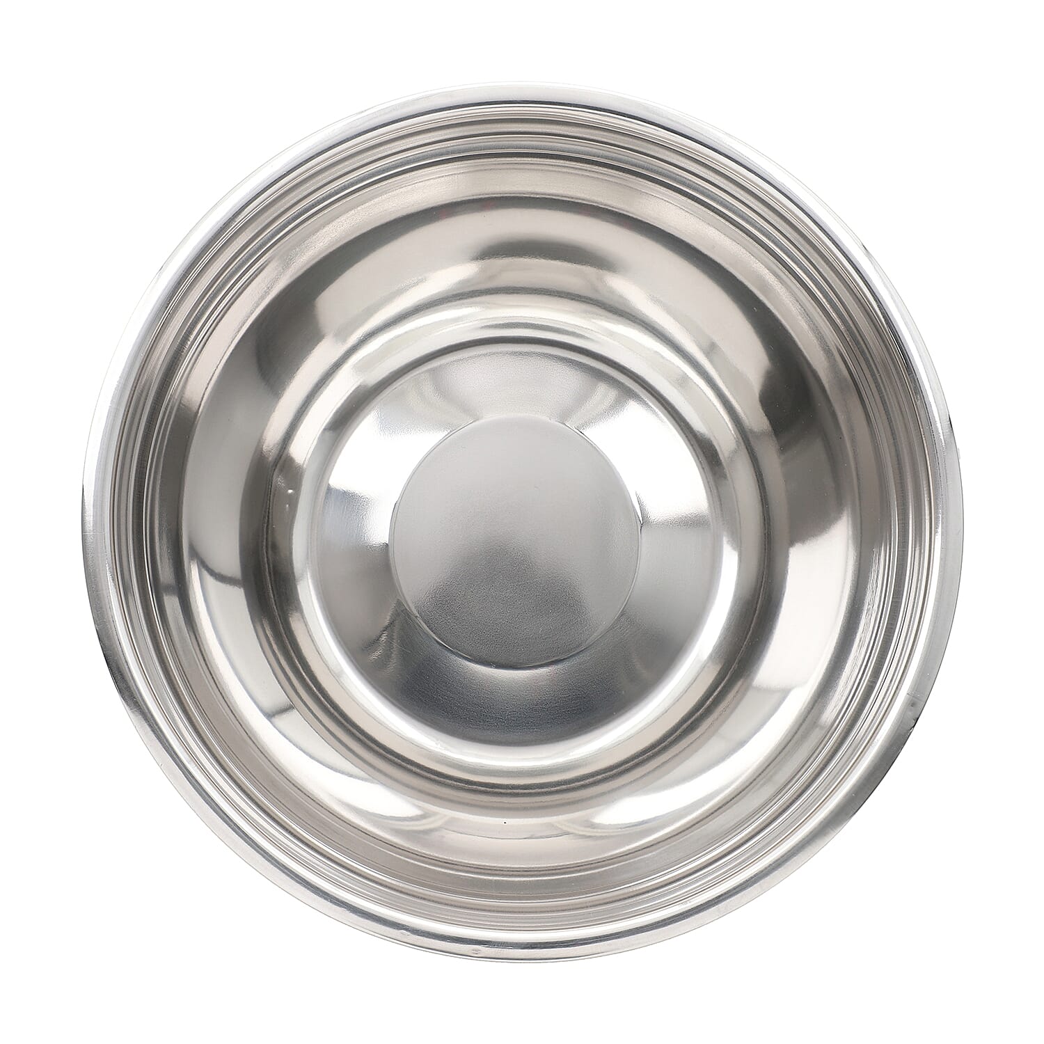 Set of 3 Stainless Steel Bowl with Plastic Lid - Grey