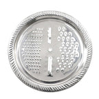 Set of 3 Stainless Steel Multifunctional Grating Basin (26 cm) - Silver