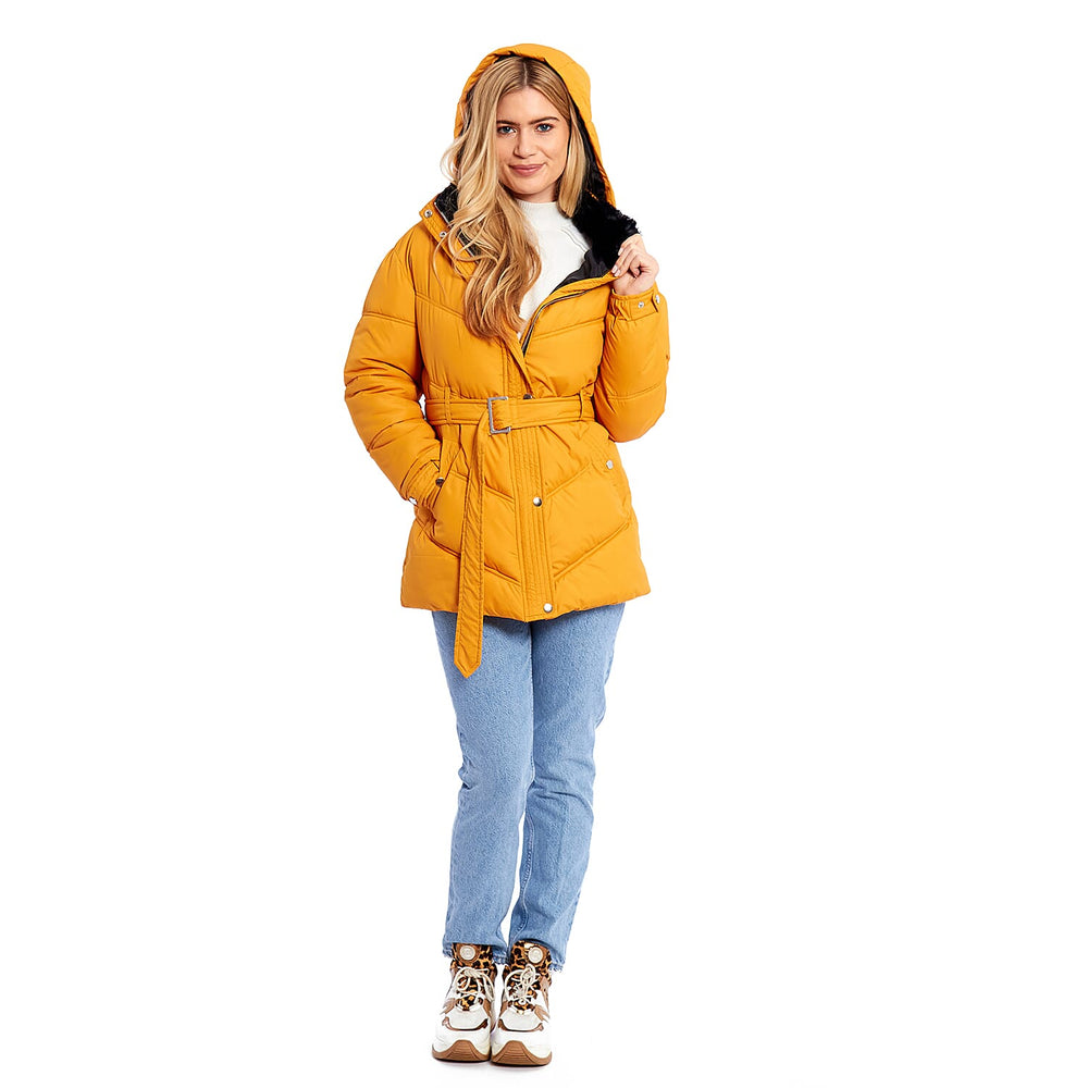 Hazel Charlotte West Autumn Winter Jacket (Size 20) - Yellow