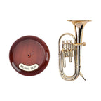 Euphonium Shape Mechanical Music Box - Brown