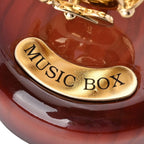 Euphonium Shape Mechanical Music Box - Brown
