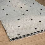 Handmade In India 100% Cotton Tufted Area Rug (Size 152 x 90 cm) - Cream