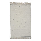 Handmade In India 100% Cotton Tufted Area Rug (Size 152 x 90 cm) - Cream