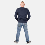 Close Out Deal - Mens Crew Neck Sweatshirt (Size S) - Navy