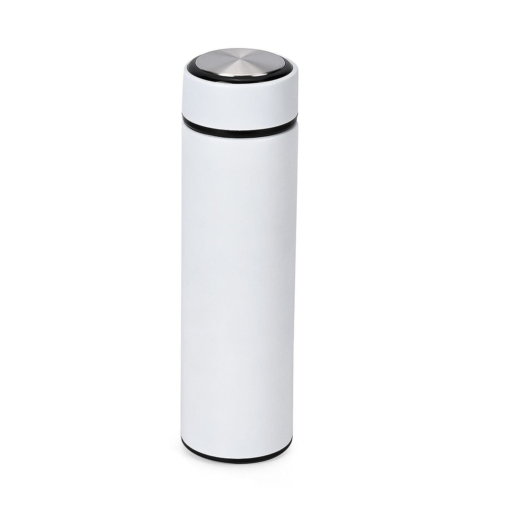 Hot - Cold Flasks with Tea Infuser Vacuum 500ml - White