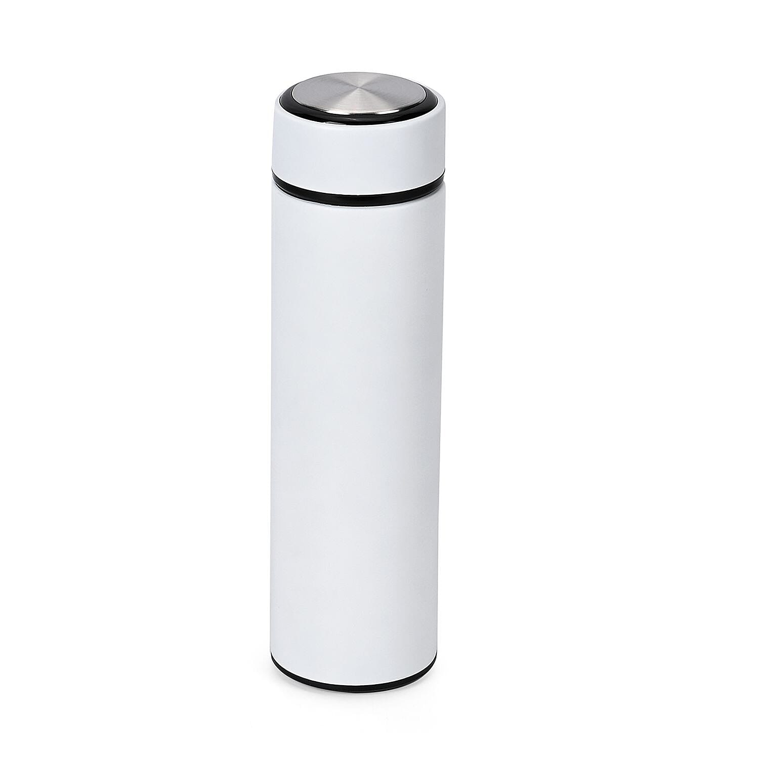 Hot - Cold Flasks with Tea Infuser Vacuum 500ml - White
