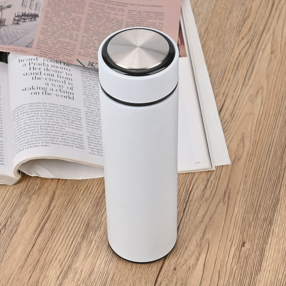 Hot - Cold Flasks with Tea Infuser Vacuum 500ml - White